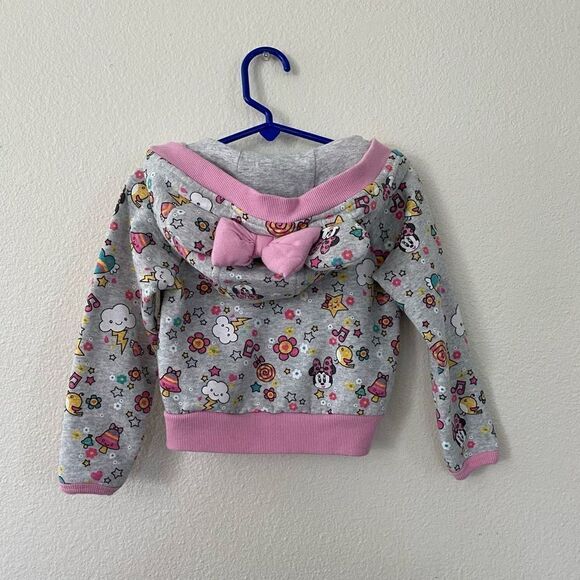 Y2K Disney Minnie Mouse All Over Print Zip Up - Picture 2 of 5
